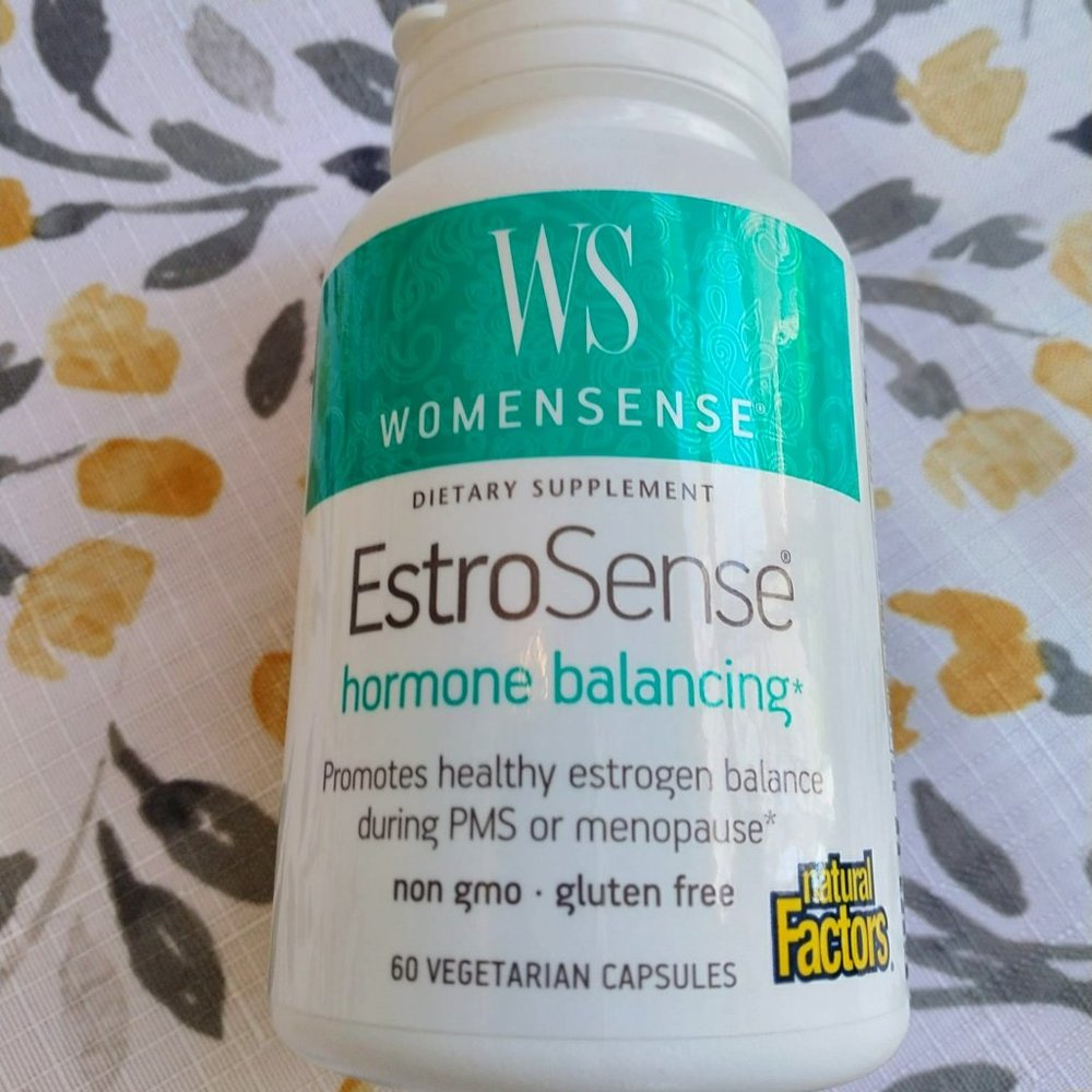 New Sealed Natural Factors EstroSense 60 Vegetarian Capsules